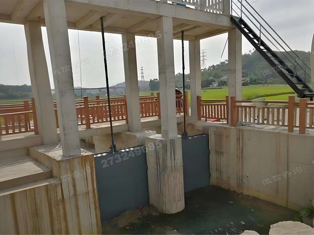 武陵源双孔水利闸站闸门