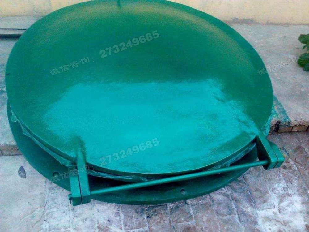 绿色圆形玻璃钢拍门