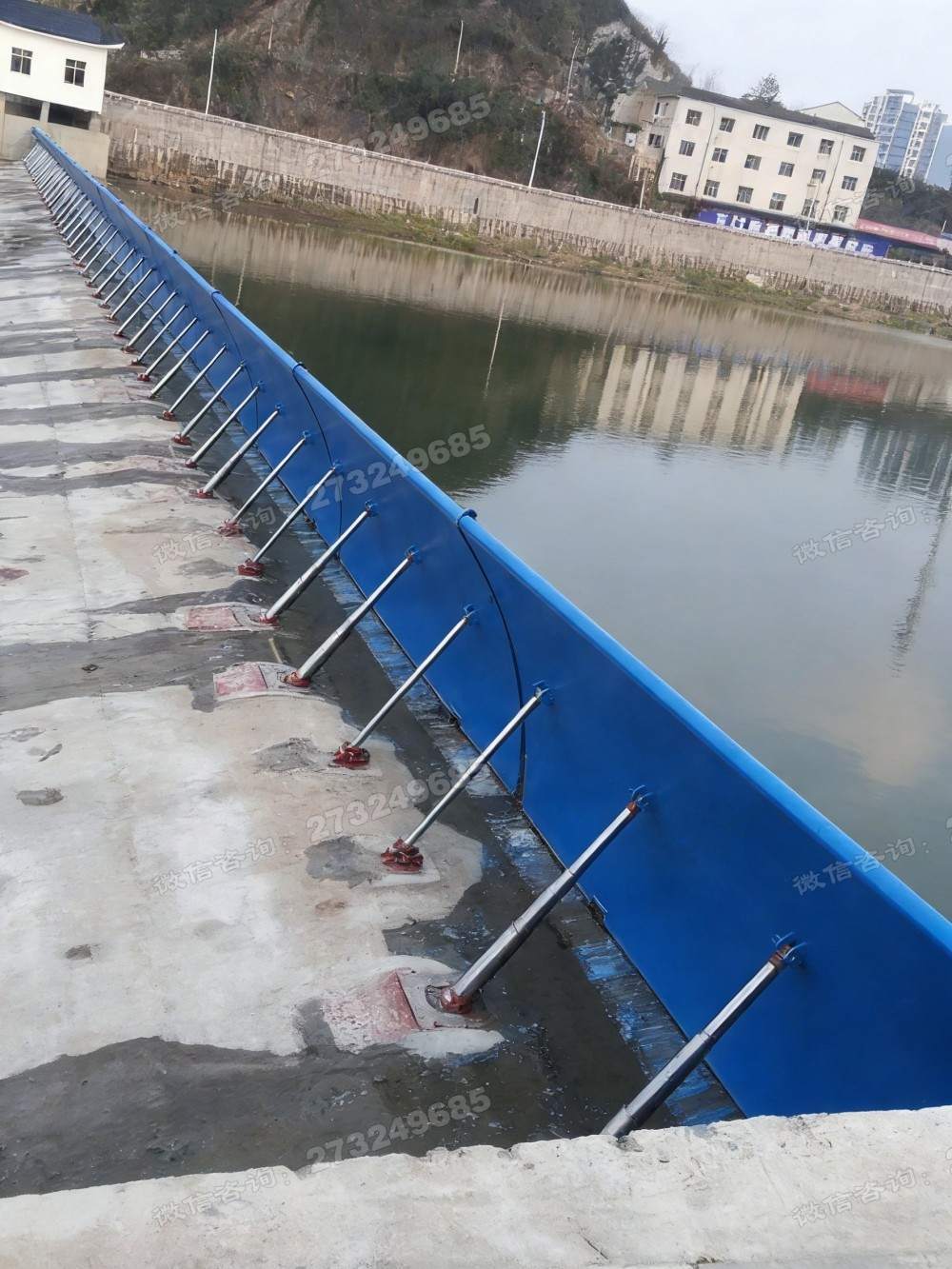 武陵源城市河道液压坝闸门系统