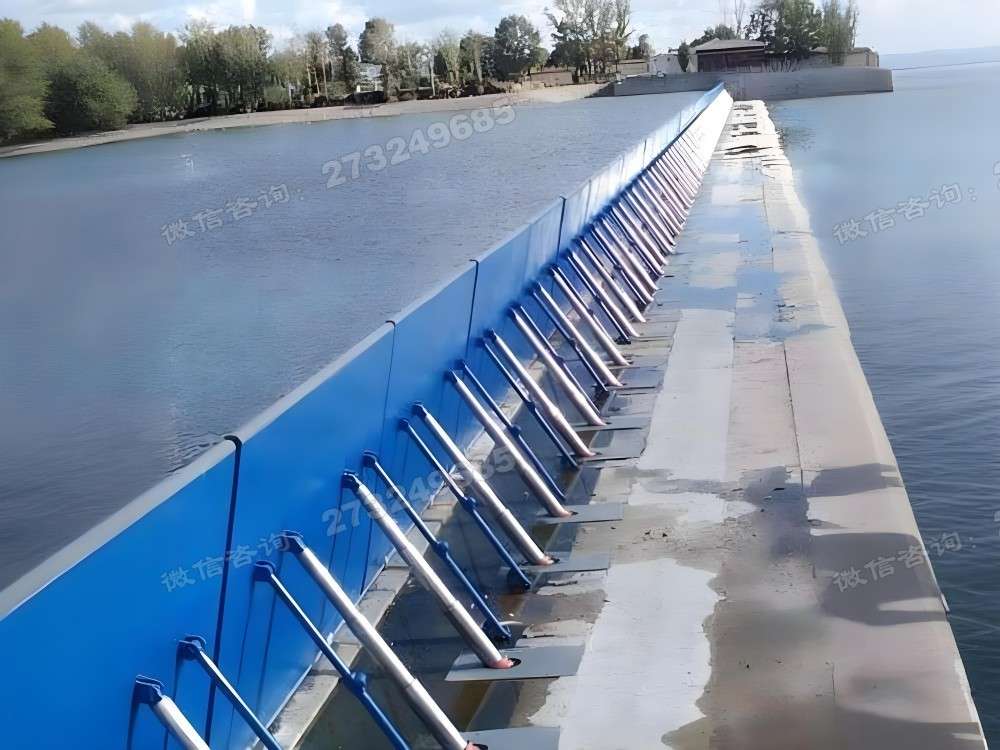 武陵源蓝色湖泊液压钢坝