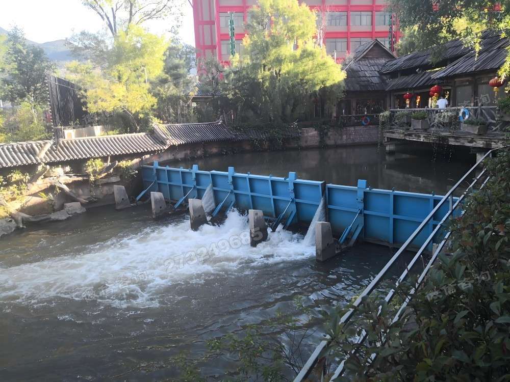 武陵源蓝色景区液压钢坝